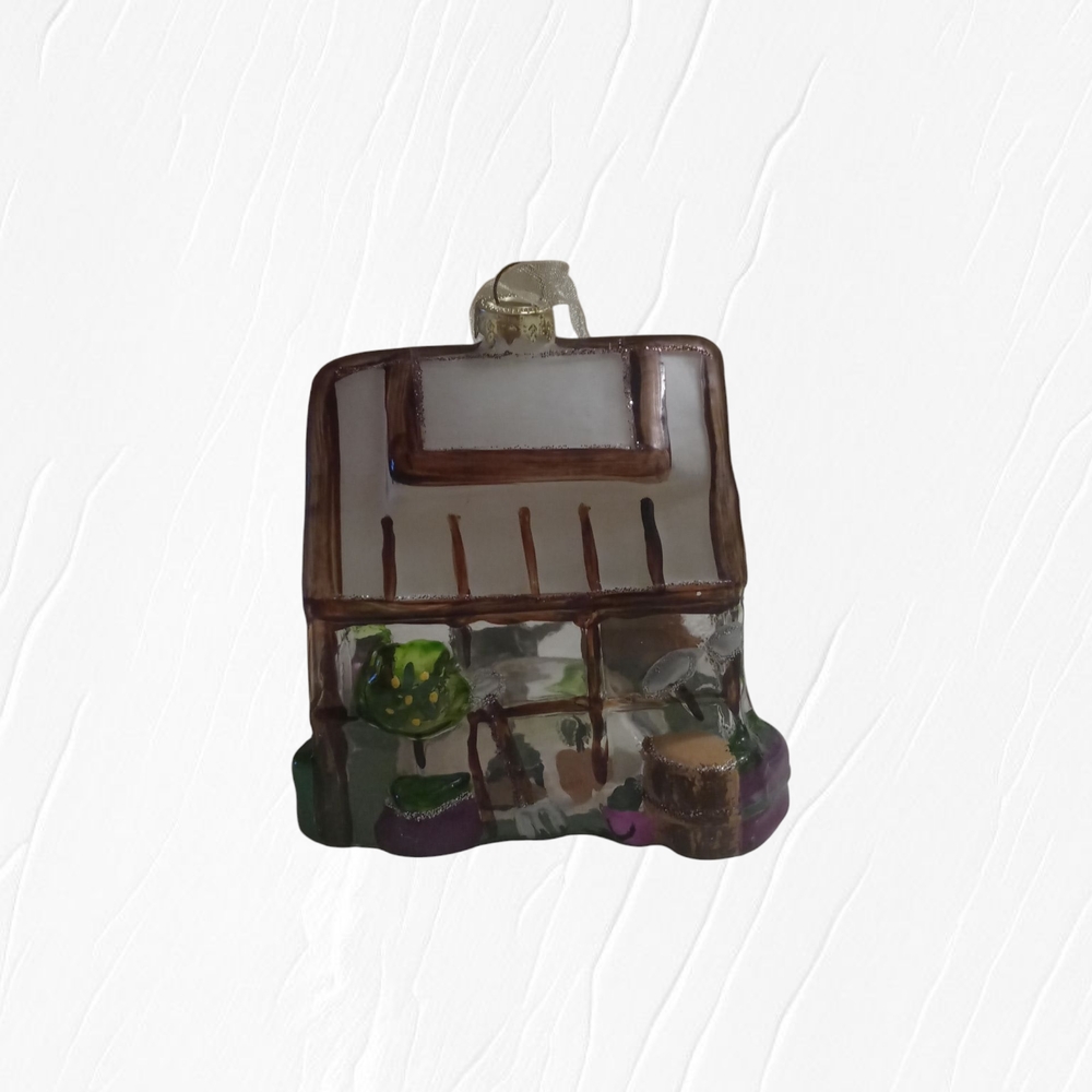 Charming Greenhouse Ornament.